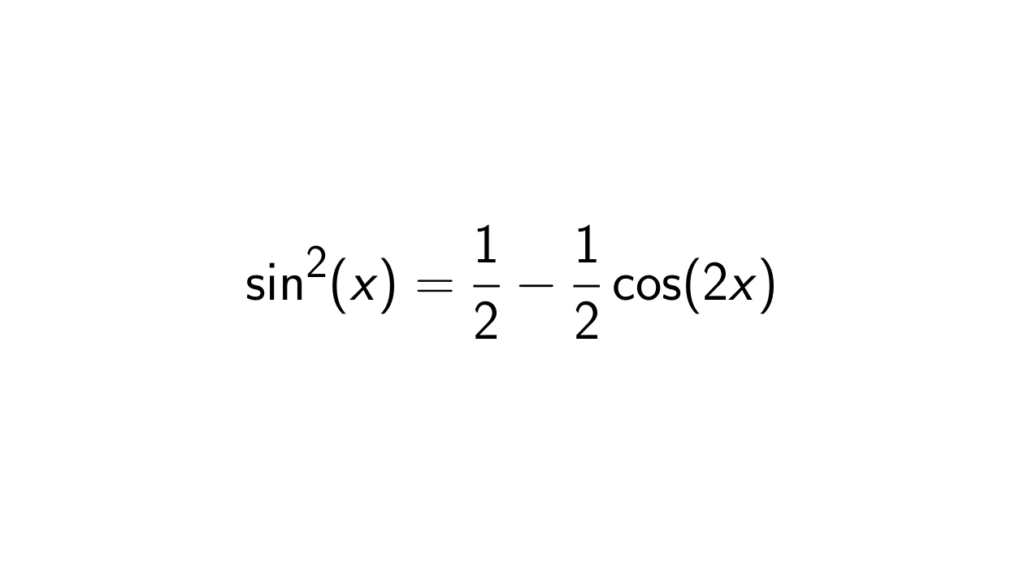 Prove That Sin 2 x 1 2 1 2 Cos 2x Epsilonify